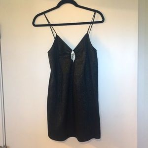 Authentic Gucci Crepe Lurex spaghetti strap camisole/dress